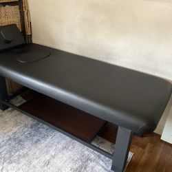 Like New Heavy Duty Metal Frame Stationary Massage Tabl