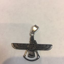 New persian ancient symbol pendant necklace steel