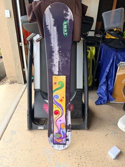Snowboard deck