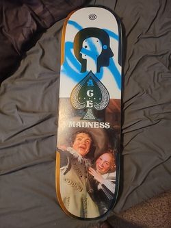 Madness skateboard deck Ace Pelka pro debut cruiser deck rare skate deck