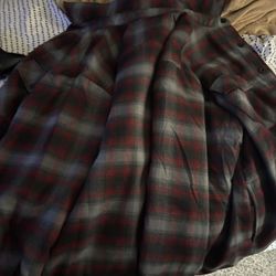 Yago Black And Red Flannel Jacket