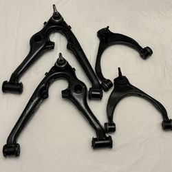 Front Upper Lower Control Arms Ball Joints for Silverado Sierra 1500 LD Limited
