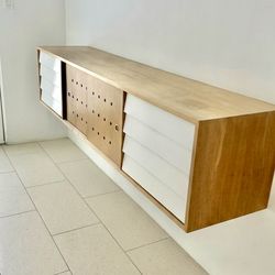 Mid-Century Modern Floating Credenza / Sideboard