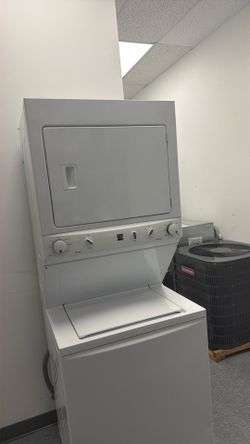Used kenmore 27” stackable. 1 year limit warranty