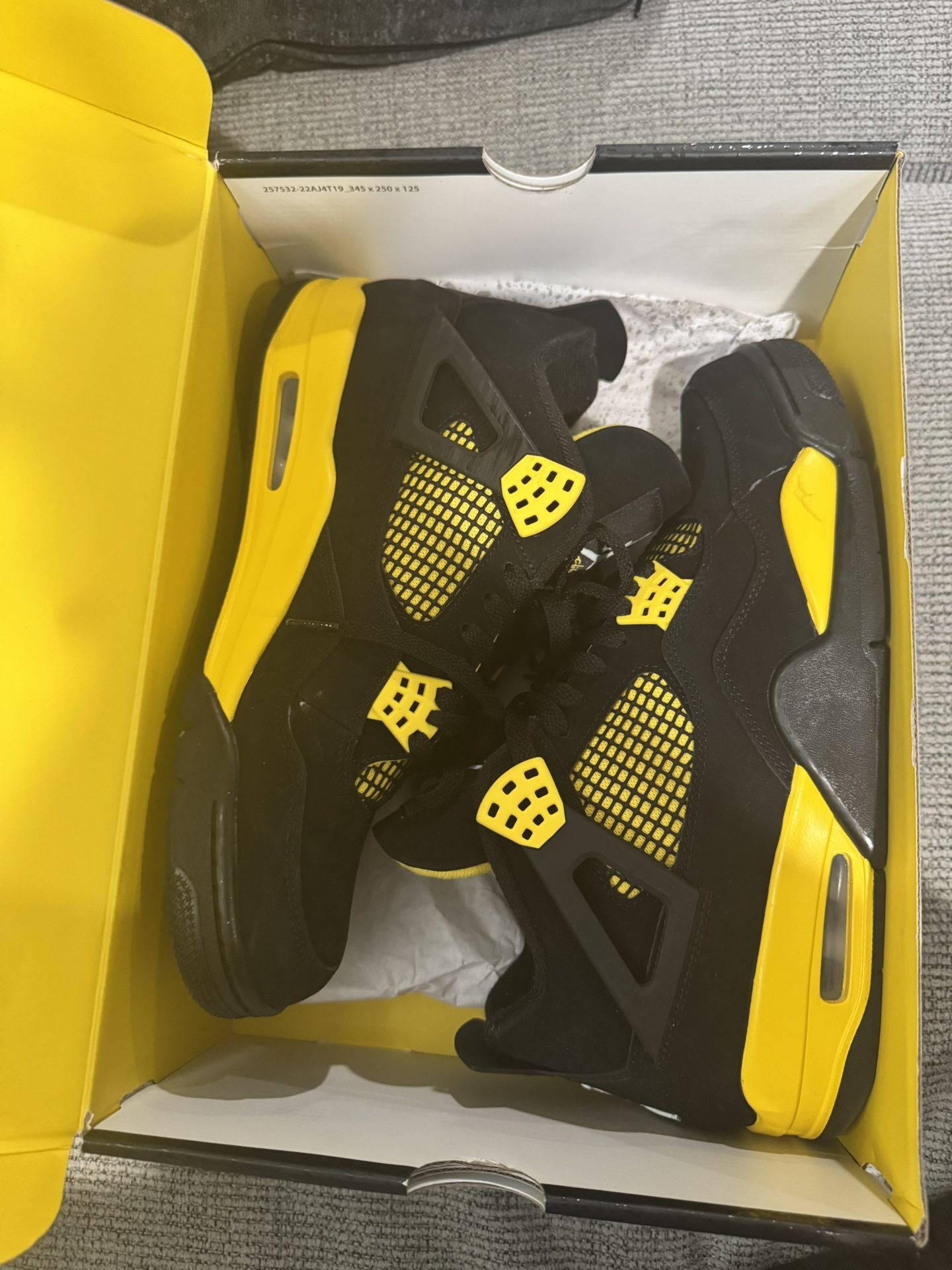 Jordan 4 Thunder Sz 11