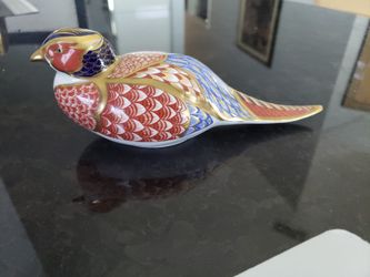 Royal Crown Derby Paperweight Pheasant