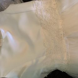 Girls Ivory Dress Size 7-8 NEW