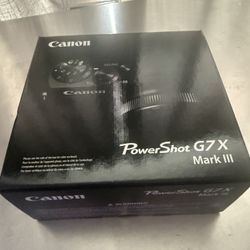 Canon Powershot G7X Mark III
