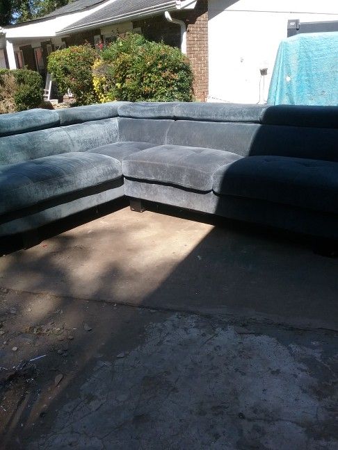 Sofa 2 Pieces/ Grey Blue