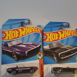Hot Wheels Convertibles: "69 Shelby GT-500 And '69 Camero  Toy Cars