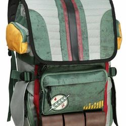 Star Wars Boba Fett Mandalorian Armor Men Casual Travelling Bag Backpack