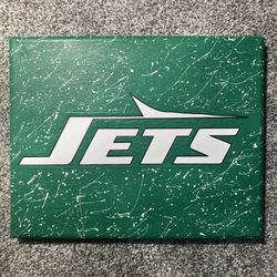 New York Jets Hand Painted Canvas 8x10