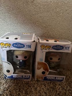 Young Anna and Young Elsa Funko pop