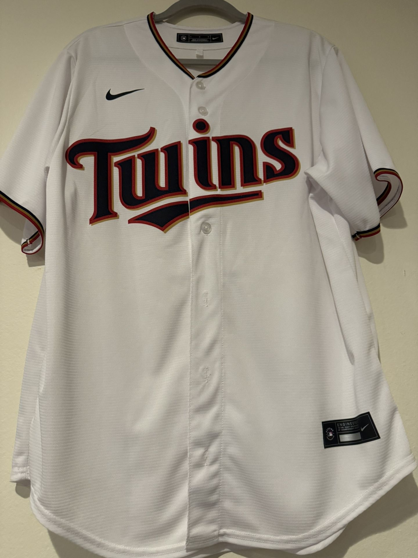 Nike Twins Baseball Jersey Size Large No Tags New