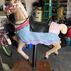 Antique 1960s Carousel Horse