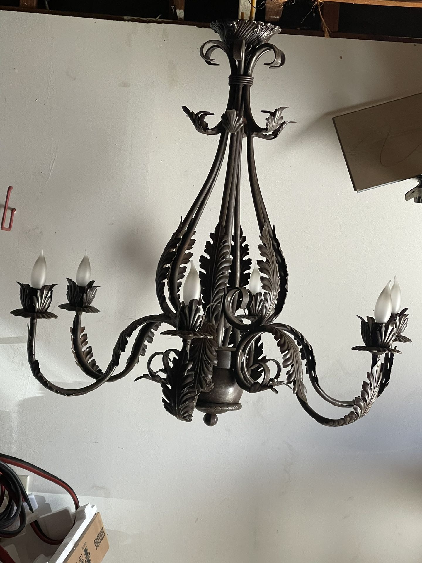 Chandelier Hand Made Forged By Ferrari Arts 