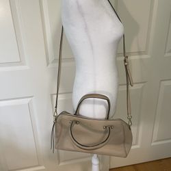 Kate Spade New York Charles Street Cream Leather Crossbody Brantley Bag Purse