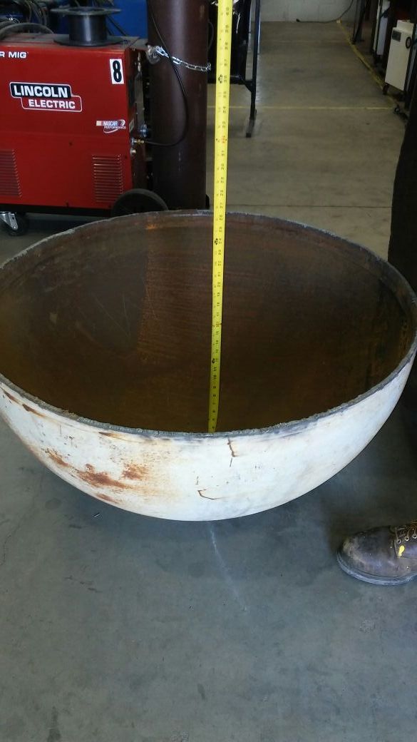 500 gallon propane tank end cap