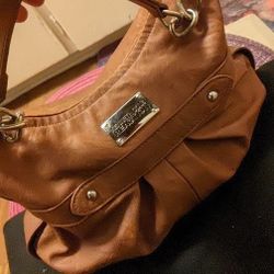 Kenneth Cole Reaction Brown Leather Purse