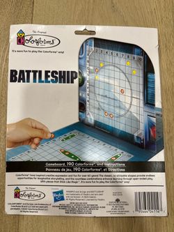 Colorforms Battleship Travel Paperboard Board Game