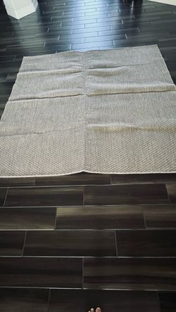 New! Neutral Woven Area Rug