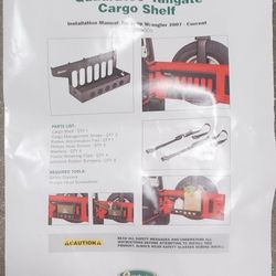 Jeep Tailgate Shelf
