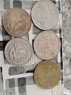 Monedas mexicanas antiguas del año 1982