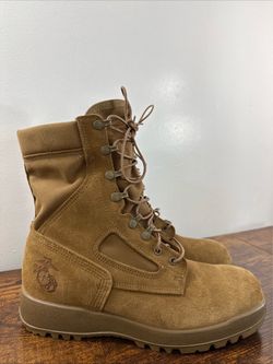 McRae USMC Combat Boots Men’s 10.5R Hot Weather Vibram Sole Military Issued EGA