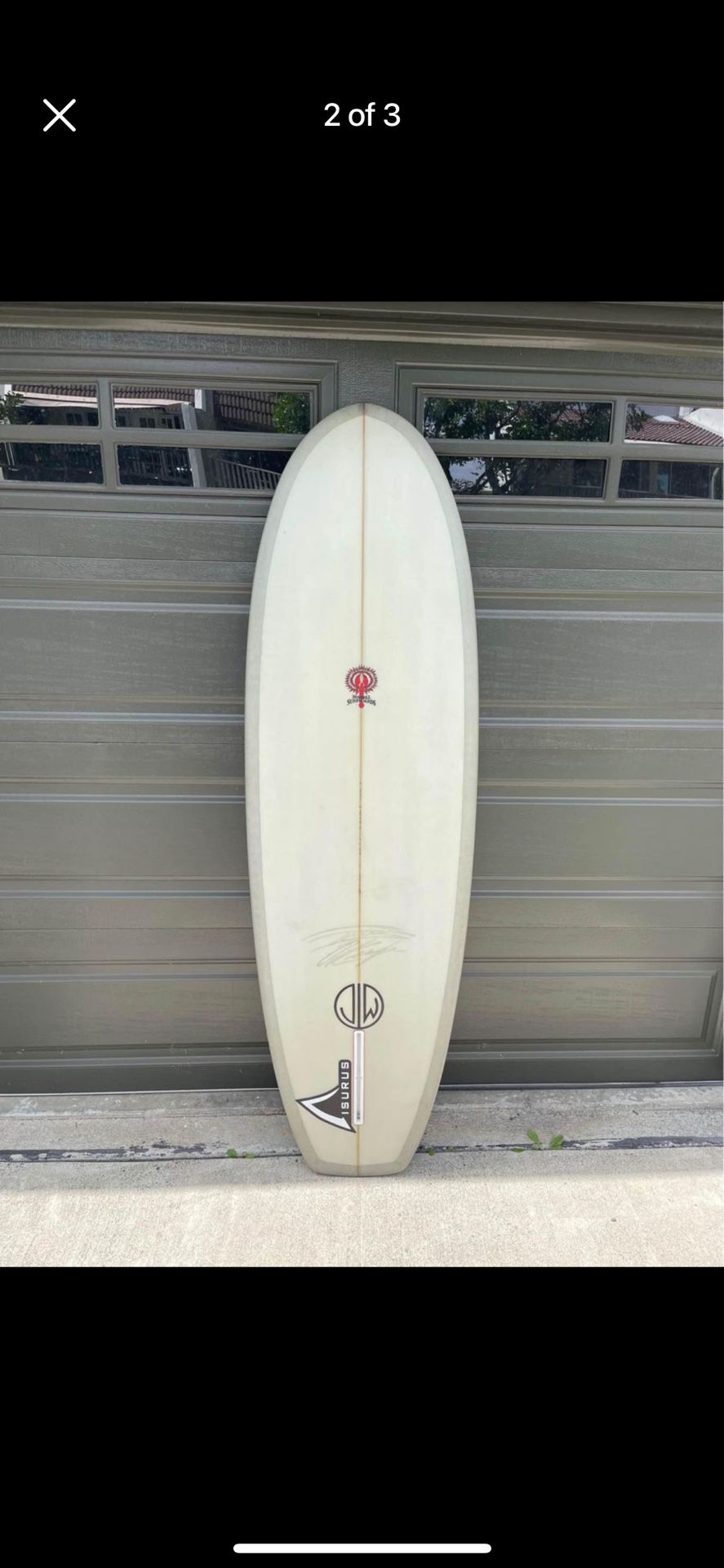 Russell Displacement Hull Surfboard 