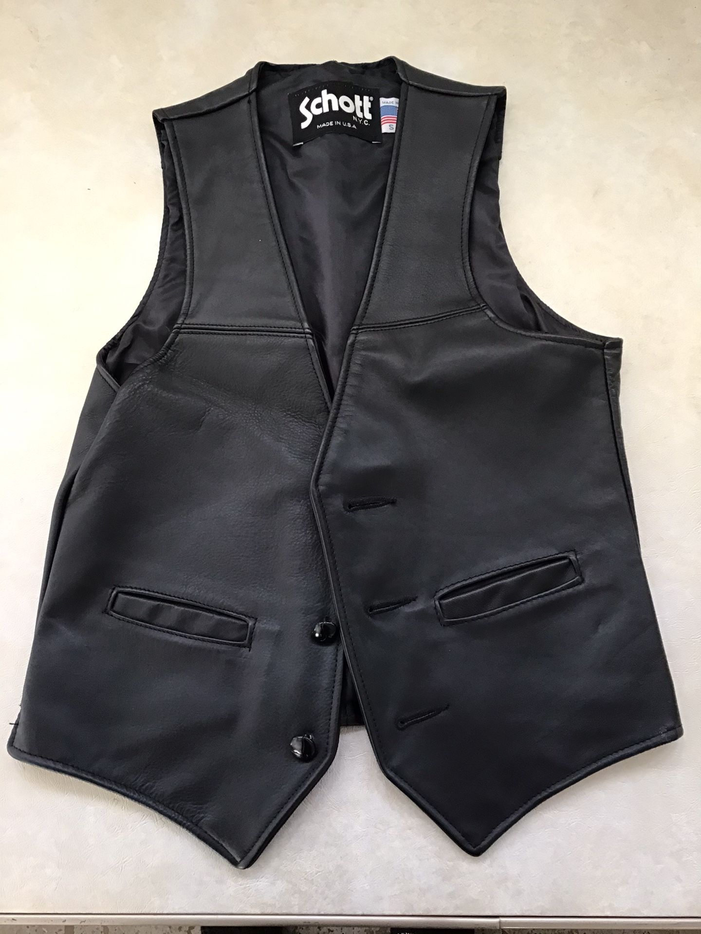 Men’s Leather biker vest