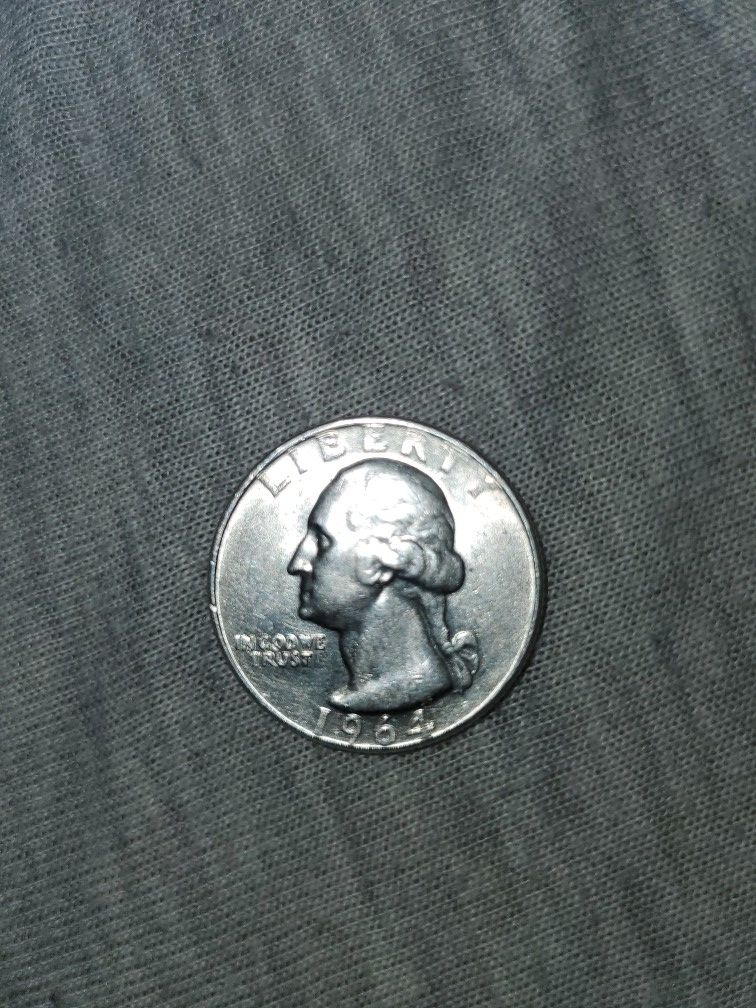 Very Well Kept 1964  Silver Washington Quarter 
