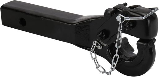 10‑Ton Pintle Hitch Hook 2″ Receiver 20K