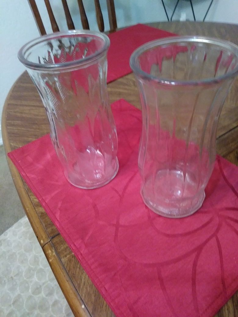 Beautiful glass vases ($10 EACH)