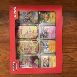Pokémon TCG: Scarlet & Violet—151 Mini Tin 4-Pack Box – Factory Sealed