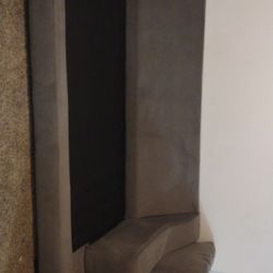 Gray suede Sofa