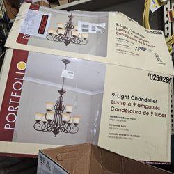 Big Light Fixture Modern New Don't Need In Box 