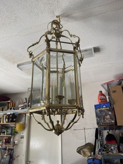 Solid Brass Entryway Light