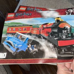 Lego Harry Potter Hogwarts Express Train Mostly Built 4841 + Box Instructions