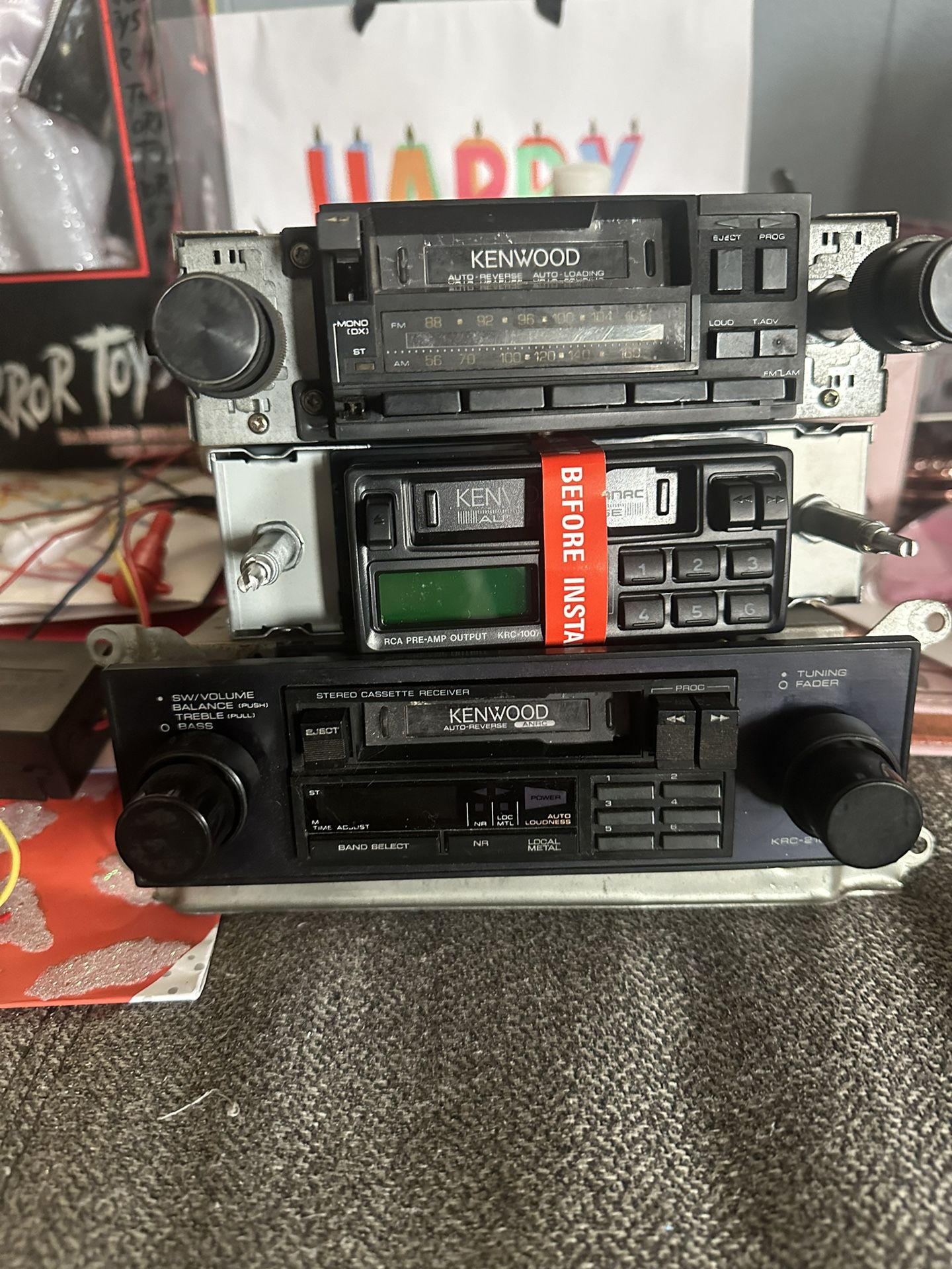 Kenwood Tape Car Radio Whit Bluetooth 