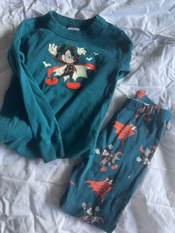 2 pc Hanna Andersson 4t Mickey Halloween pajama