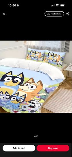 Bluey Kids Bedding Duvet Cover Set