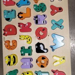 Alphabet Animal Wooden Puzzle