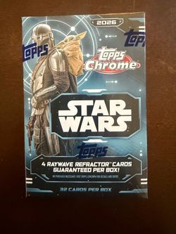 2026 Topps Chrome Star Wars Trading Card Box