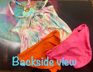  Tankini Bathing suit 2 Matching/changeable  Style Bottoms Included