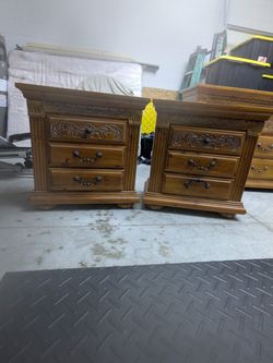 Night stand and dresser