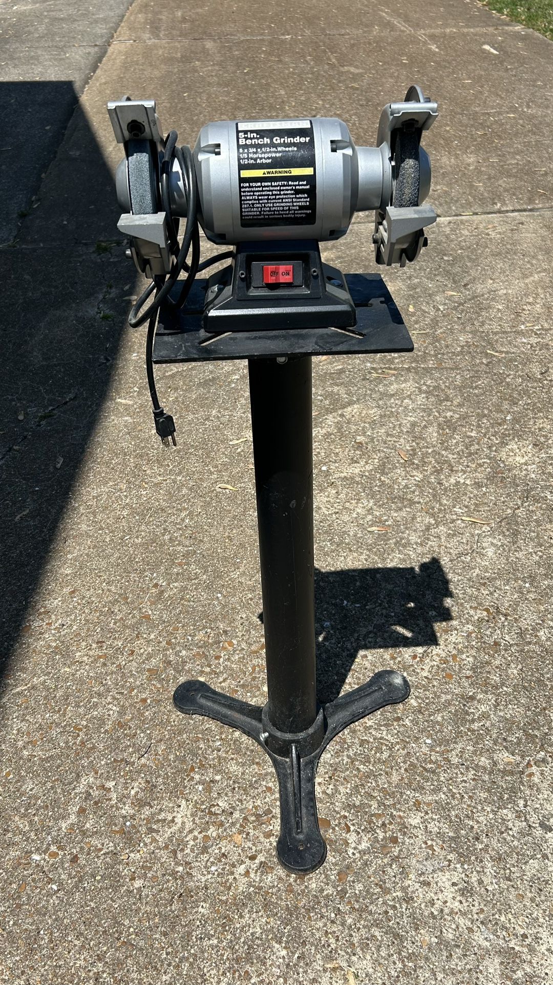 Craftsman 5in. Bench Grinder w/ Stand