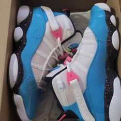 Jordan 6 Ring Blue Fury Cyber