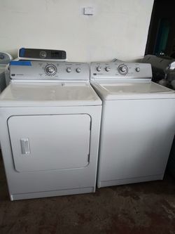 MAYTAG top load washer and dryer set working perfectly