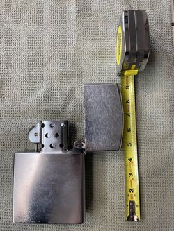 GIANT Zippo Style Metal Flip-Top Lighter (Not made by Zippo).
