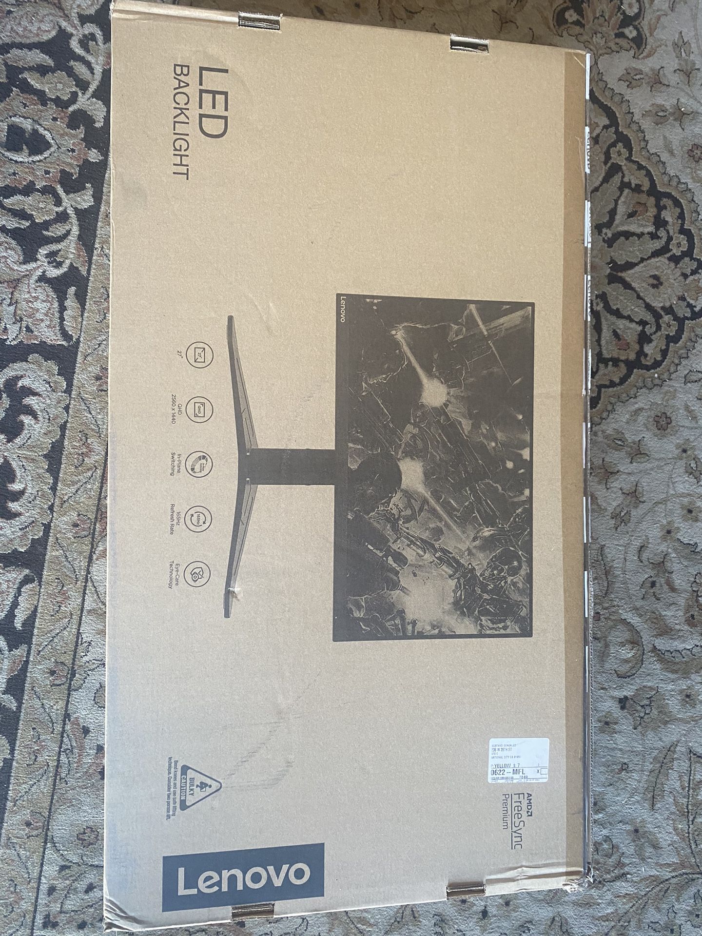 Lenovo G27q-20 gaming monitor 27”